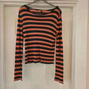 Prince & Fox Striped Long Sleeve Large
